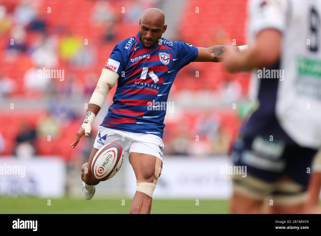 Hanazono Rugby Stadium, Osaka, Japan. 13. Mai 2023. Semisi Masirewa
