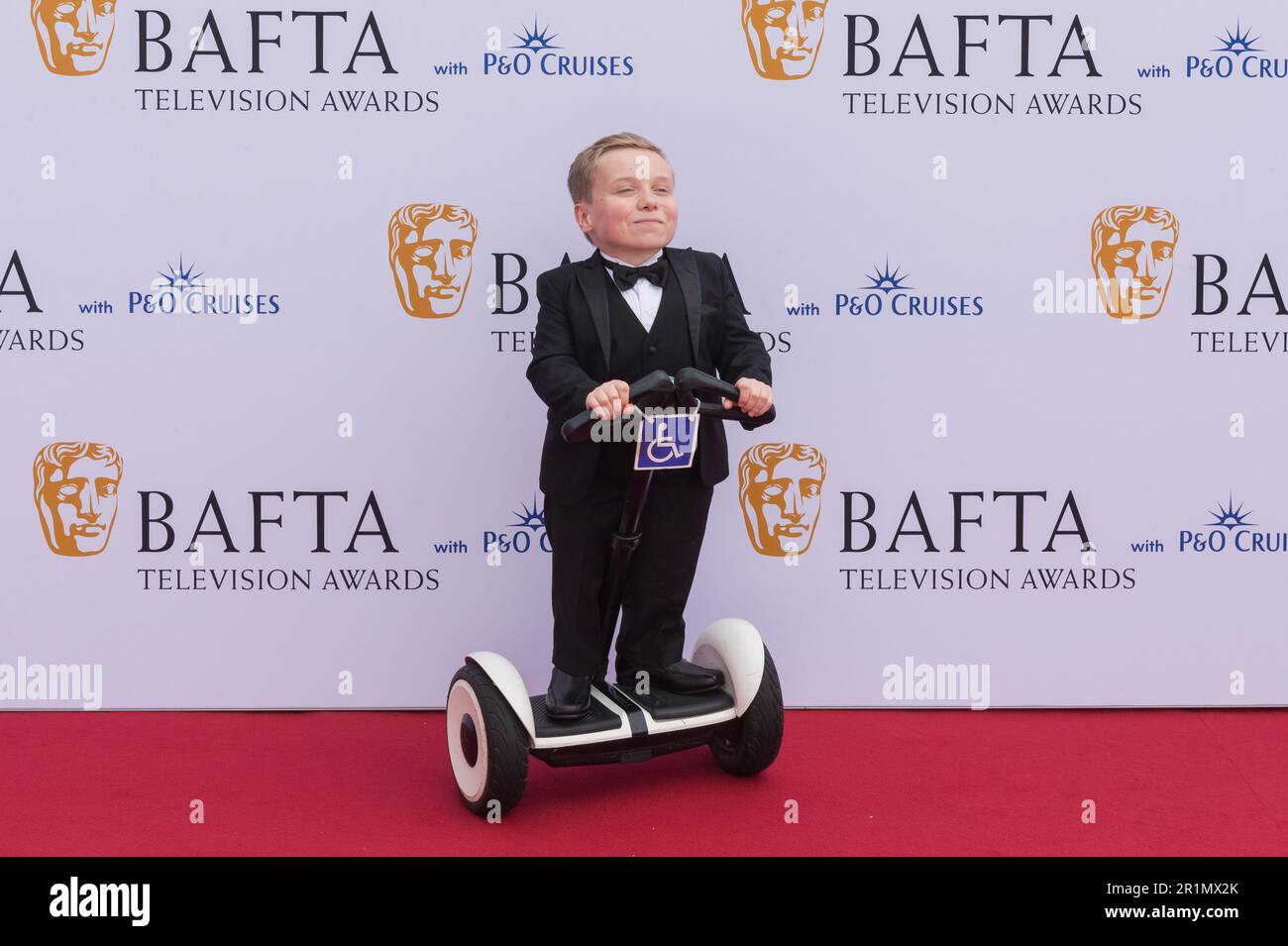 London, Großbritannien. 14. Mai 2023. LONDON, VEREINIGTES KÖNIGREICH - 14. MAI 2023: Lenny Rush nimmt am May14. Mai 2023 an den BAFTA Television Awards mit P&O Cruises in der Royal Festival Hall in London, Vereinigtes Königreich, Teil. (Foto: Wiktor Szymanowicz/NurPhoto) Kredit: NurPhoto SRL/Alamy Live News Stockfoto