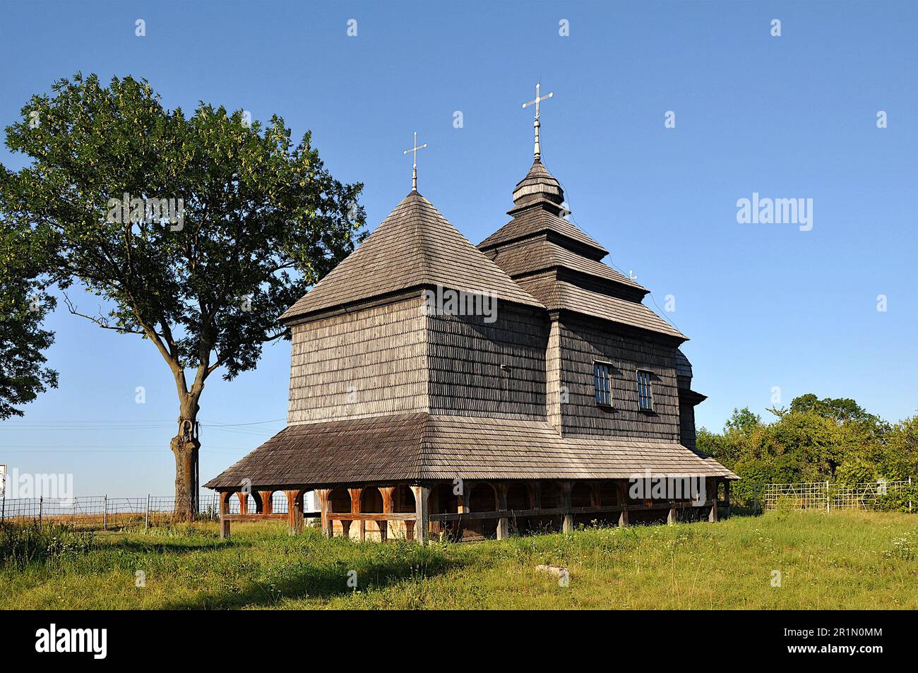 St.-Michaels-Kirche in Kuty, Busk Raion, Ukraine Stockfoto