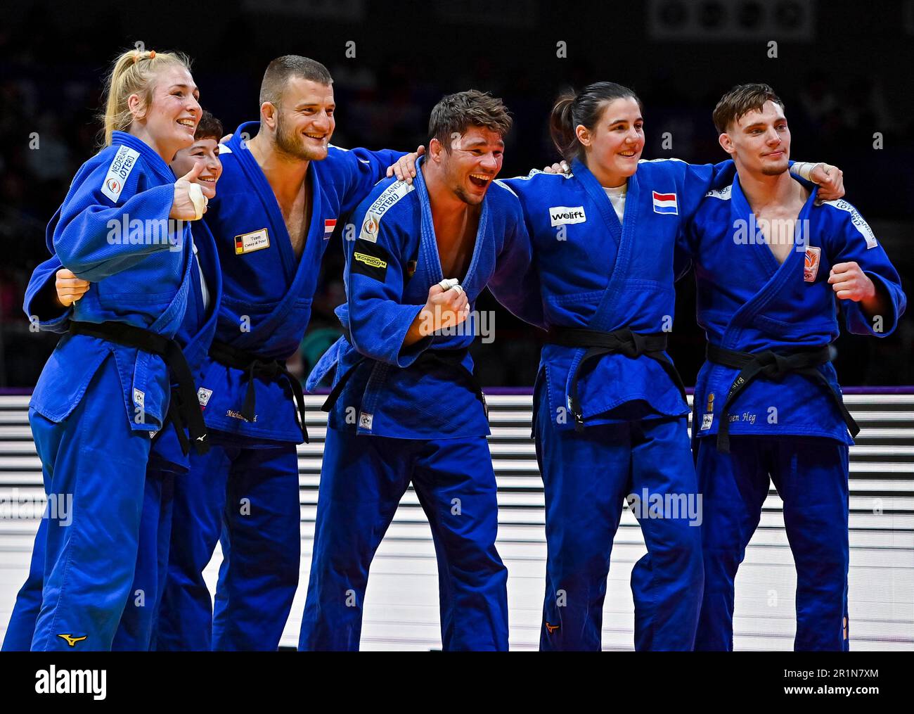 Doha. 14. Mai 2023. Team Niederlande reagiert, nachdem sie am 14. Mai