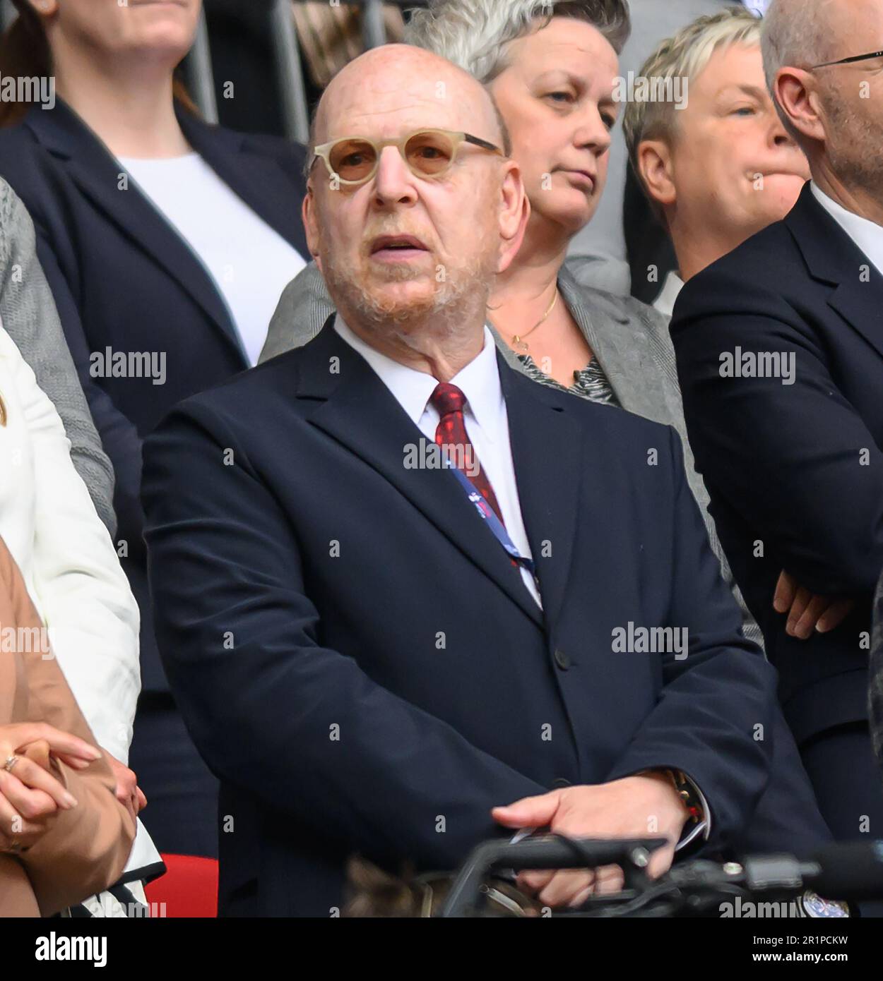 London, Großbritannien. 14. Mai 2023. 14. Mai 2023 - Chelsea/Manchester United - Vitality FA Cup Damen - Finale - Wembley Stadium. Manchester United Besitzer Avram Glazer während des Finalspiels des Vitality Women's FA Cup im Wembley Stadium, London. Bildkredit: Mark Pain / Alamy Live News Stockfoto