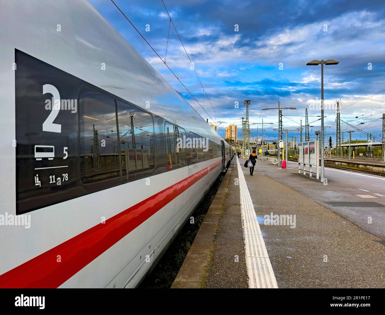 Intercity Express, ICE, Deutsche Bahn, Deutschland, Europa Stockfoto