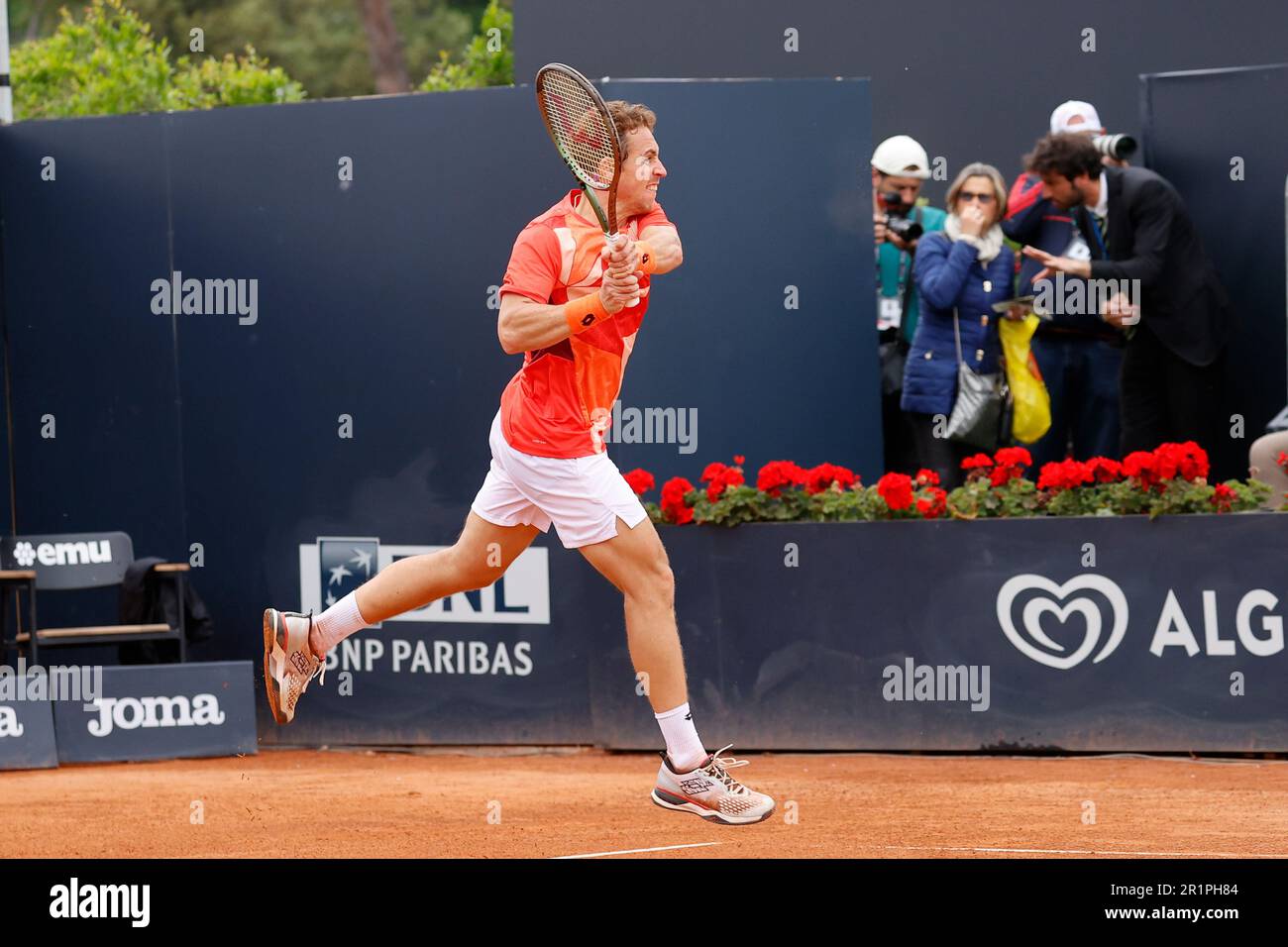 Foro Italico, Rom, Italien, 15. Mai 2023, Roberto Carballes Baena (ESP) gegen Borna Coric (CRO) während Internazionali BNL d'Italia (day8) - Tennis International Credit: Live Media Publishing Group/Alamy Live News Stockfoto