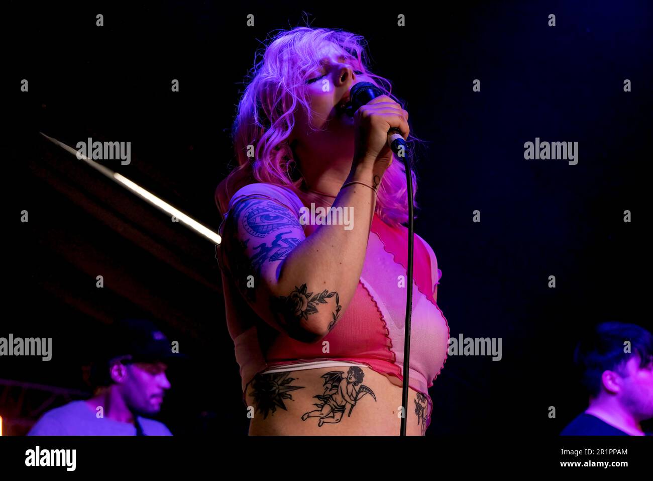 Brighton Beach, City of Brighton & Hove, East Sussex, Großbritannien. Beim Great Escape Festival 2023 in der TGE Beach Stage könnt ihr euer Herz voll fressen. 12. Mai 2023 Kredit: David Smith/Alamy Live News Stockfoto