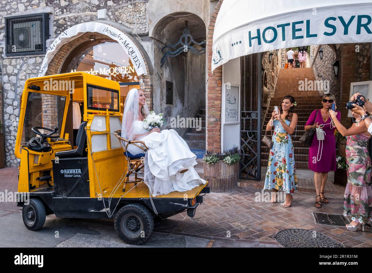 Höchste Zeit auf Capri, Capri Town, Capri Island, Golf von Neapel, Kampanien, Italien, Europa Stockfoto