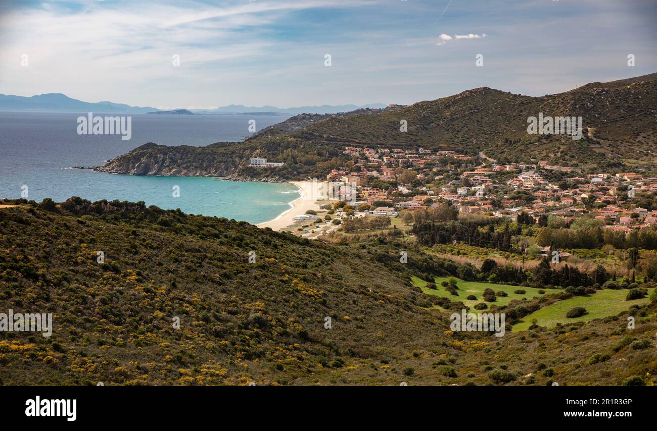 Italien, Sardinien, Strand, Meer, Türkis, smaragdküste Stockfoto