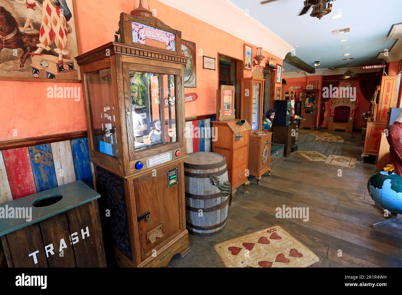 museum, Tour, St. Augustine, Florida, USA, Stadt, Bus, saint Auguatine, St. augustine, mautpflichtig, Tourist, Tourismus, Attraktionen, Roadside, amerika, amerika, Stockfoto