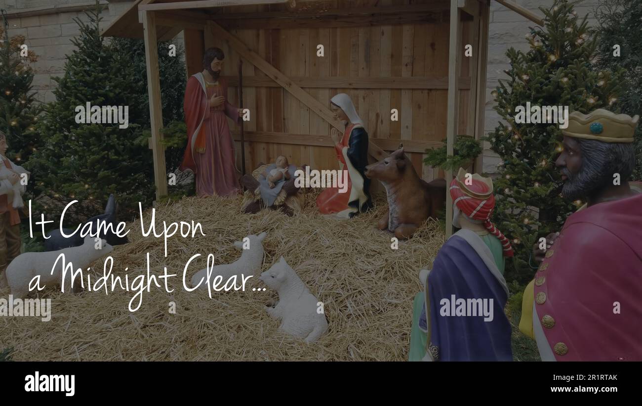 Hintergrundfolie zu Weihnachtsgeschenken Stockfoto