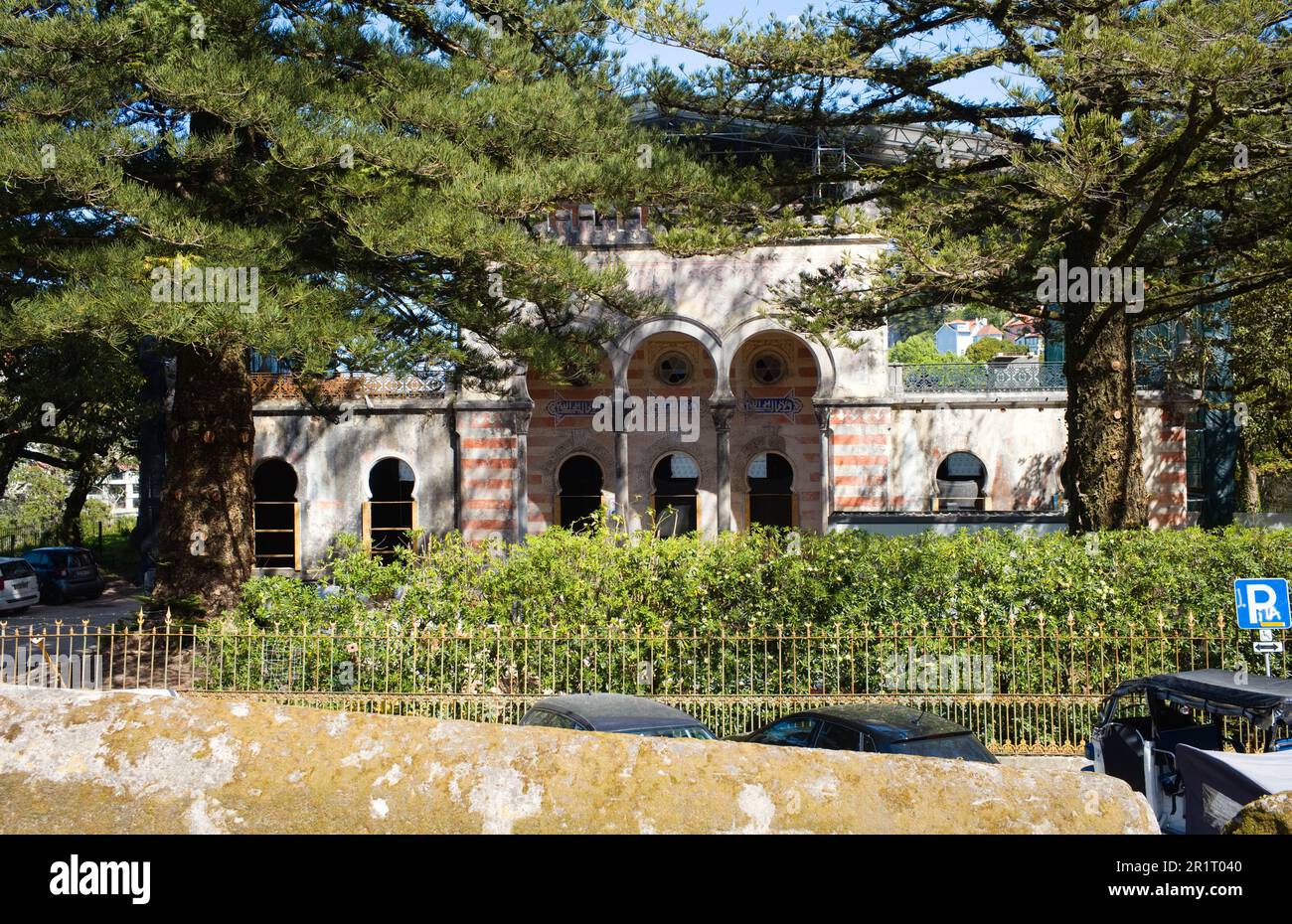 Quinta do Rlogio das Haus im maurischen Stil in Sintra, das derzeit von Madonna renoviert wird Stockfoto
