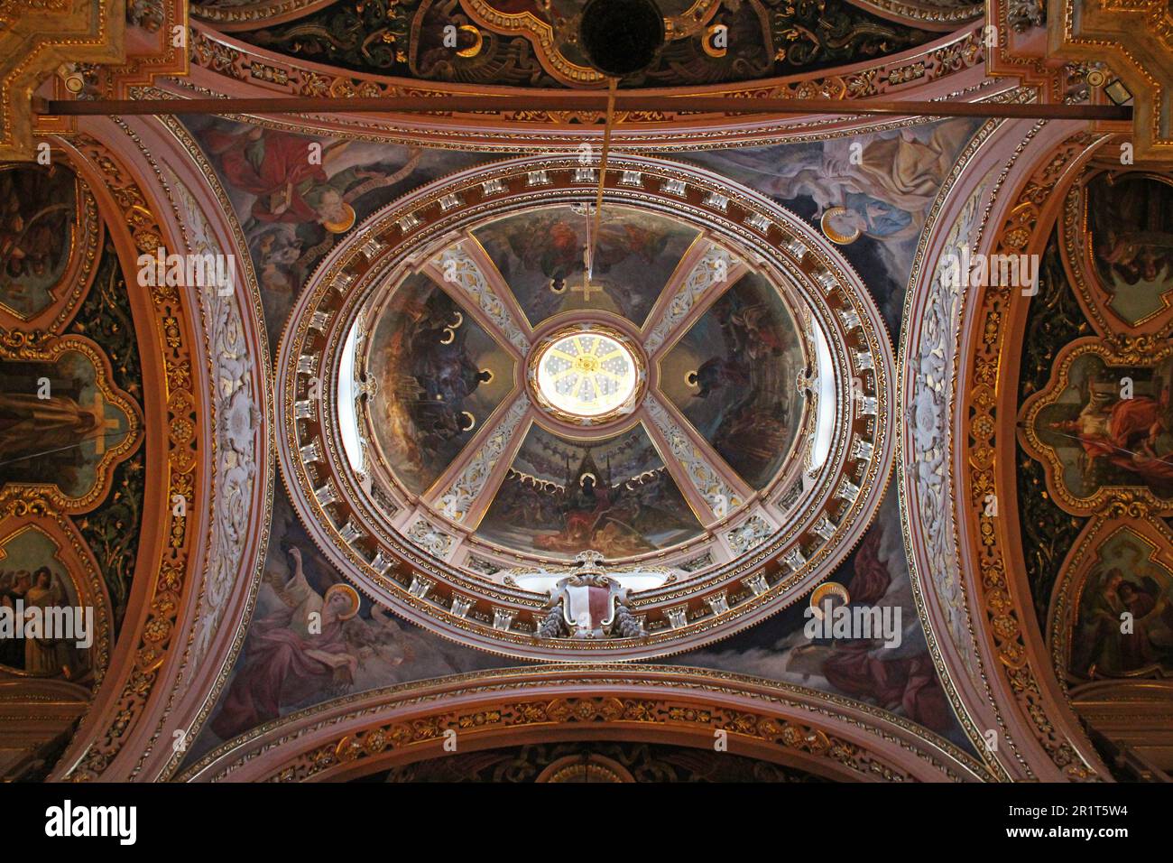 st. paul Kirche in valletta (malta) Stockfoto