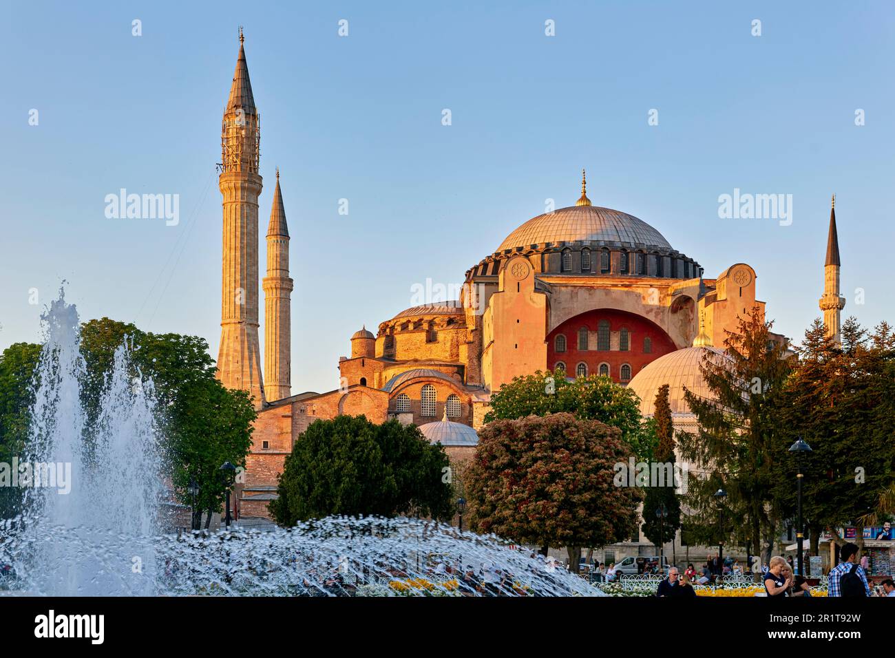 Istanbul Türkei. Große Moschee Der Hagia Sophia Stockfoto