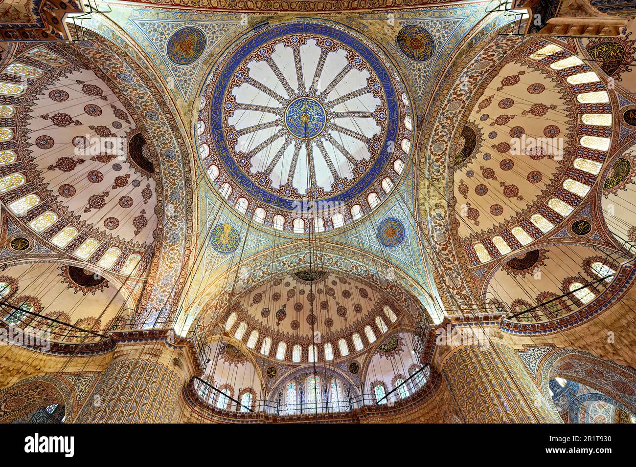 Istanbul Türkei. Die Blaue Moschee Stockfoto