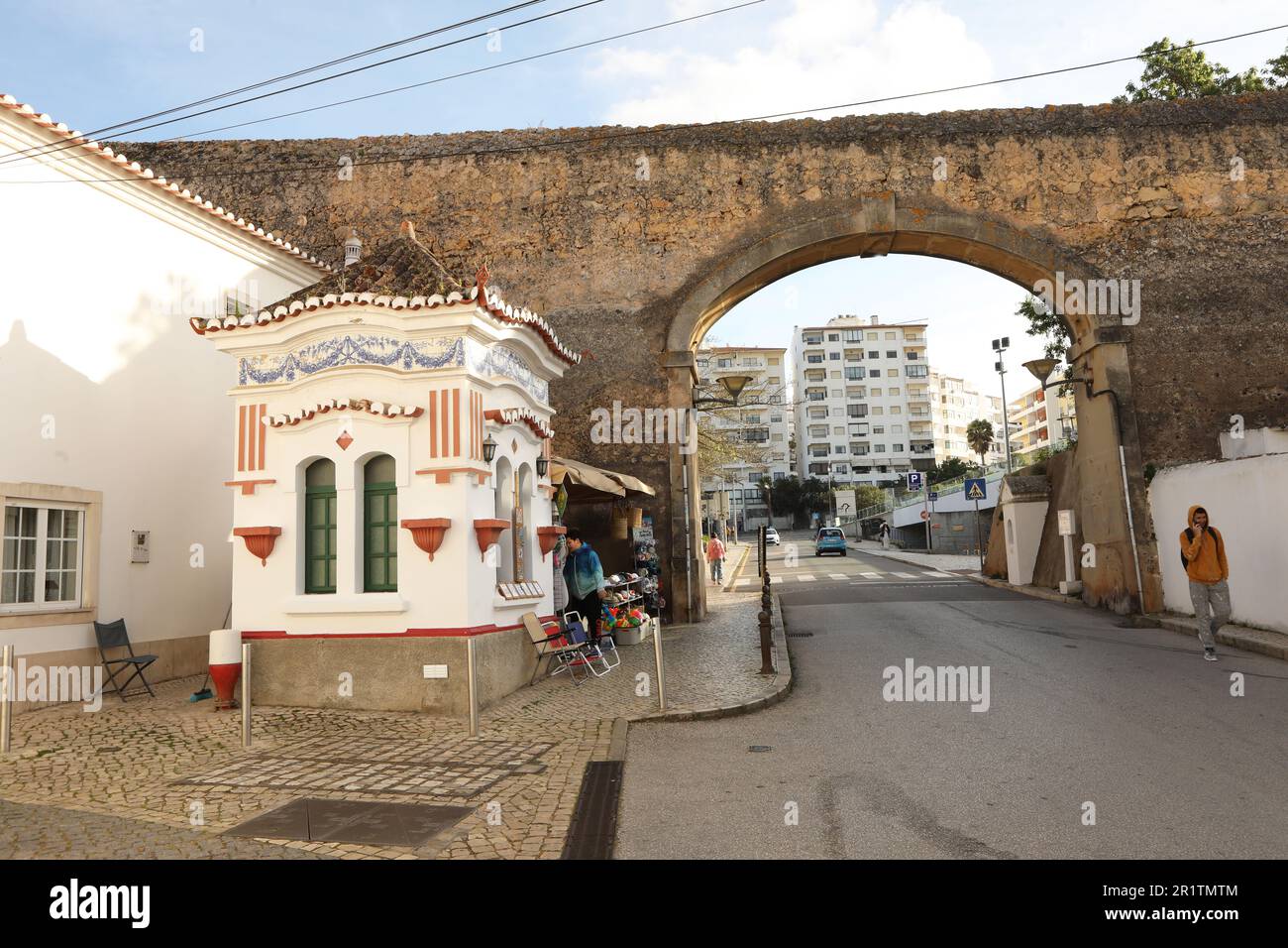 Altstadt, Lagos, Algarve, Portugal Stockfoto