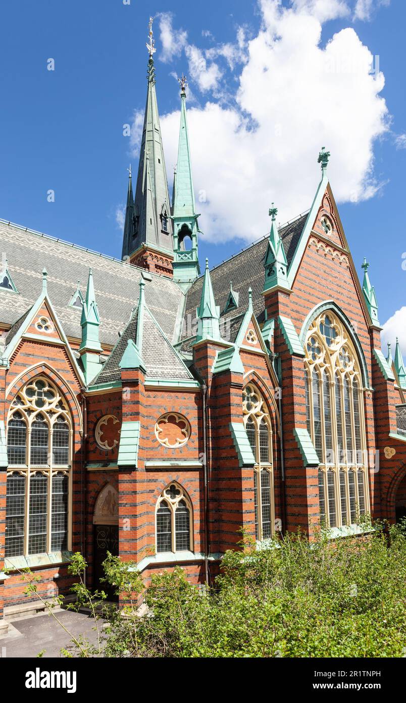 Oscar Fredriks Kirche (Kyrka) in Varmlandsgatan eine neogotische