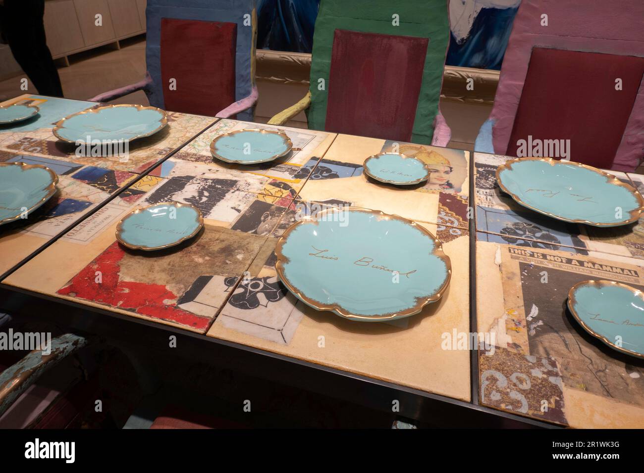 Der Tiffany & Co. Flagship-Juwelierladen in der Fifth Avenue eröffnete im April 2023 in New York City, USA, seinen neu gestalteten Bereich neu Stockfoto