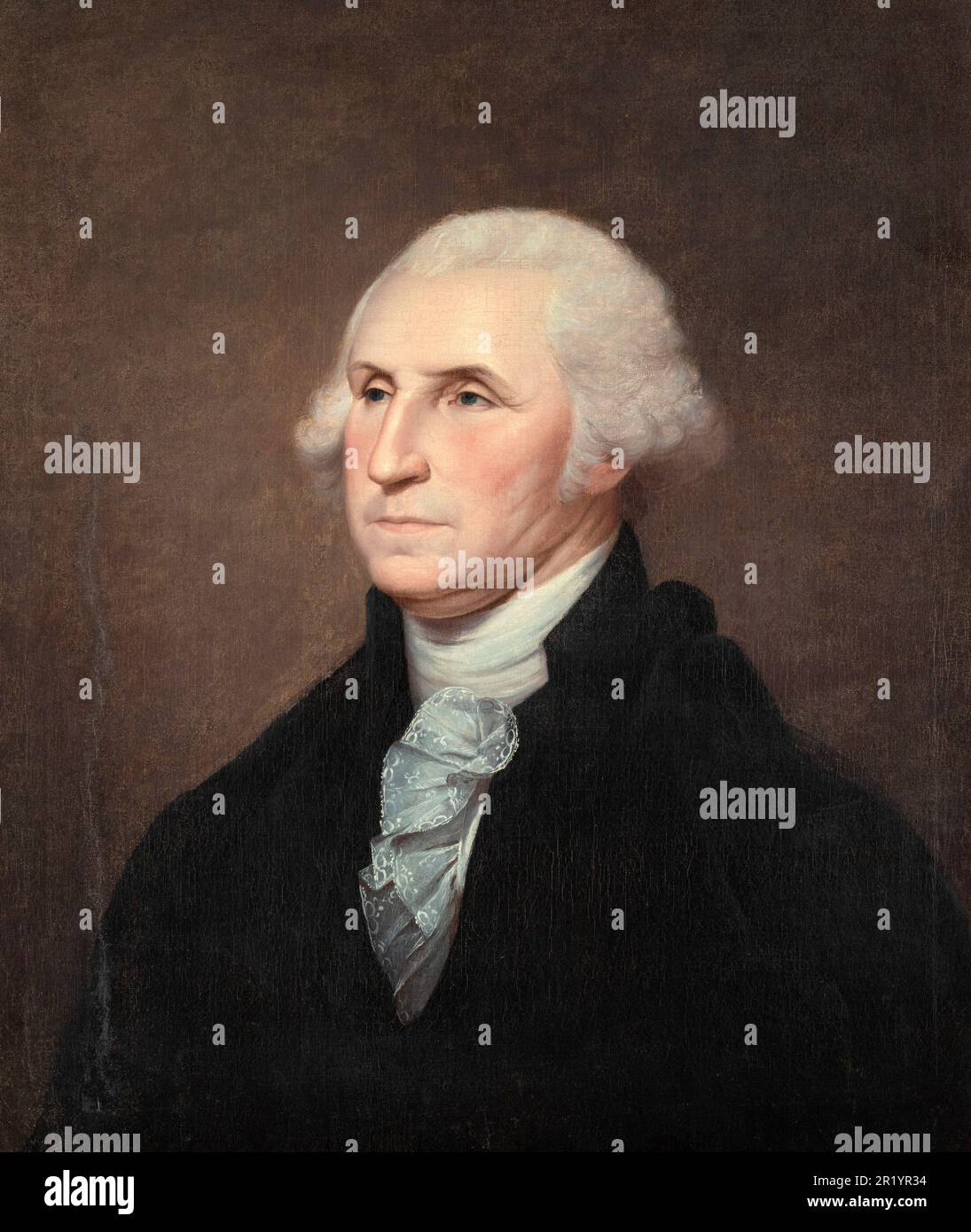 George Washington, 22. Februar 1732-14 Dezember 1799, von 1789 bis 1797 der erste Präsident der Vereinigten Staaten von Amerika, Rembrandt Peale (1778-1860), historische, digital restaurierte Reproduktion eines historischen Originals / George Washington, 22. 1732.-14. Februar. Dezember 1799, von 1789 bis 1797 der erste Präsident der Vereinigten Staaten von Amerika, Rembrandt Peale (1778-1860), Historisch, digitale Restaurierte Reproduktion einer historischen Vorlage Stockfoto