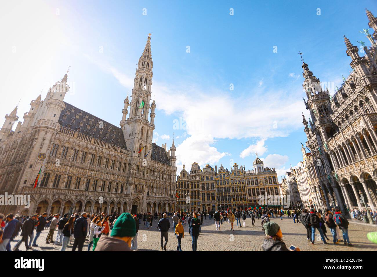 Grand-Place von Brüssel Stockfoto