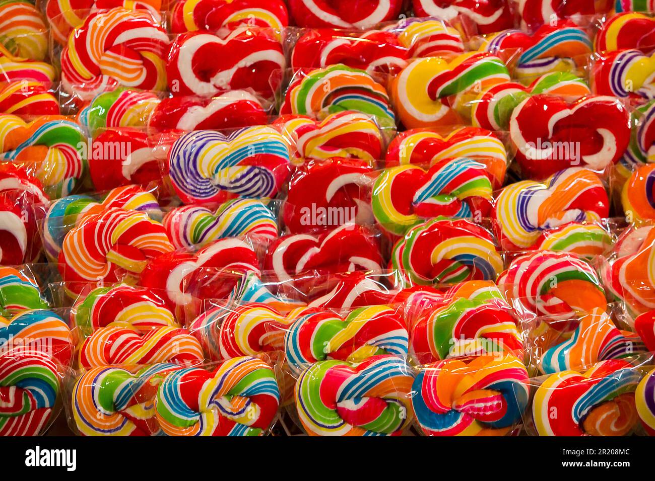 Süßigkeiten, Dessert aus Zucker hat eine enge, runde Form Stockfoto Süßigkeiten, Dessert aus Zucker hat eine enge, runde Form Stockfoto