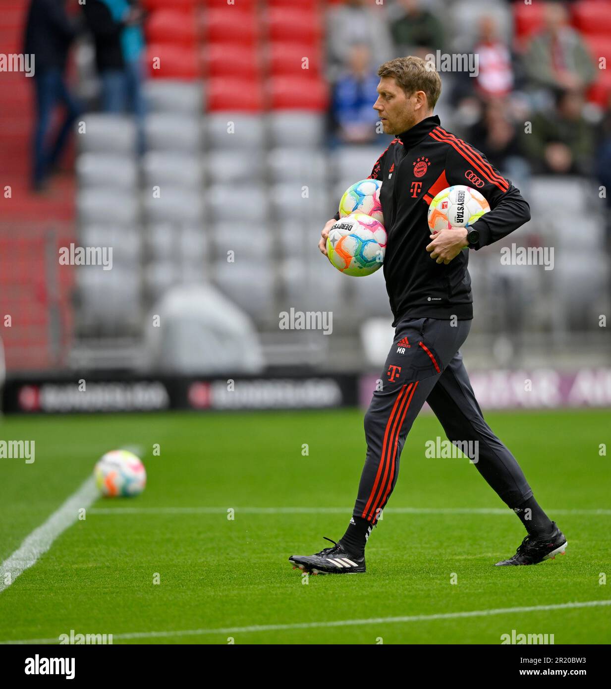 Torwart Coach Michael Rechner FC Bayern München FCB, Allianz Arena, München, Bayern, Deutschland Stockfoto