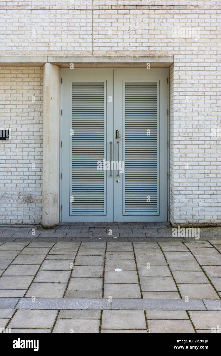 Doppelter Türausgang Stockfoto