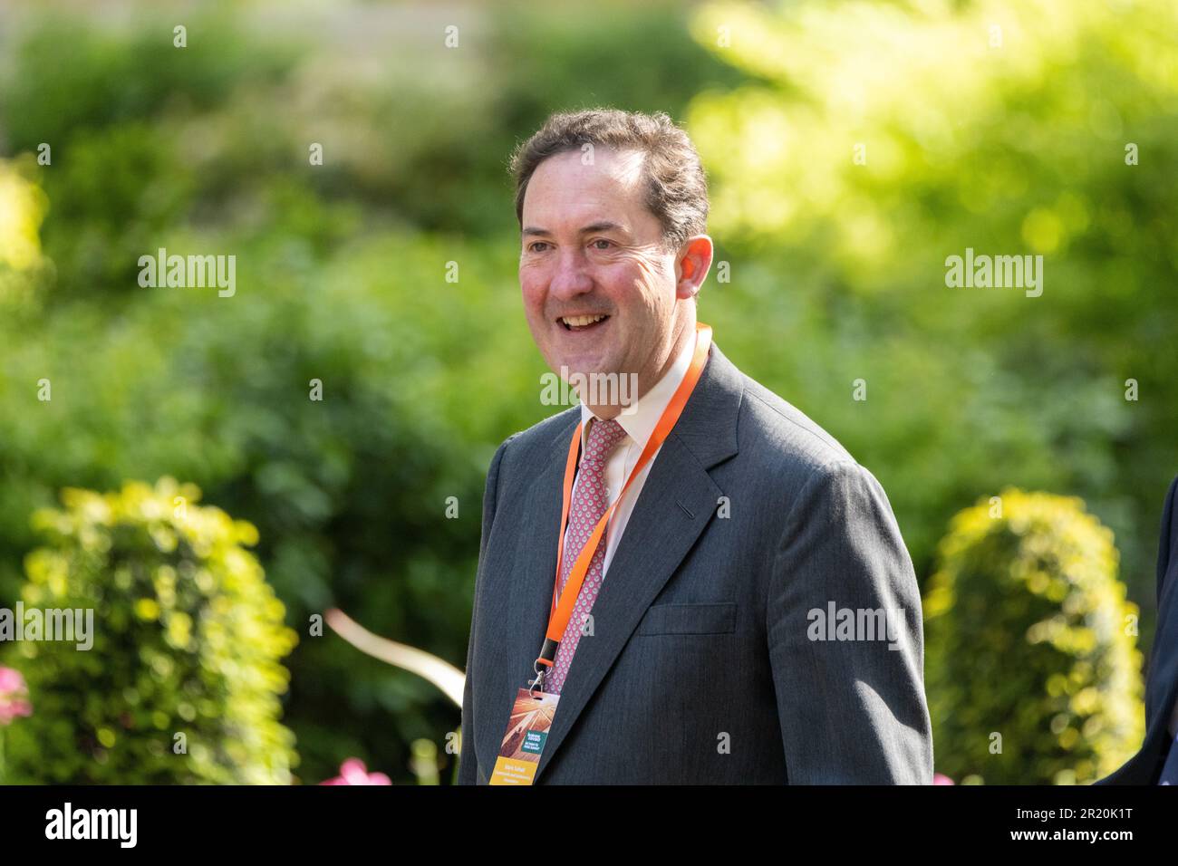 London, Großbritannien. 16. Mai 2023. Food Security Conference Farm to Fork Summit, 10 Downing Street, London, UK, Mark Tufnell, Präsident der Country Land and Business Association (CLA), Kredit: Ian Davidson/Alamy Live News Stockfoto