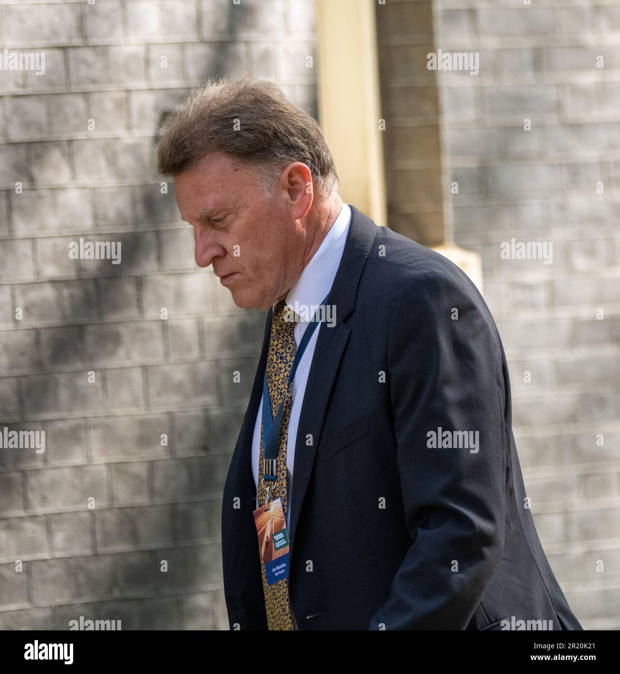 London, Großbritannien. 16. Mai 2023. Food Security Conference Farm to Fork Summit, 10 Downing Street, London, Großbritannien Jim Moseley CEO Red Tractor Credit: Ian Davidson/Alamy Live News Stockfoto