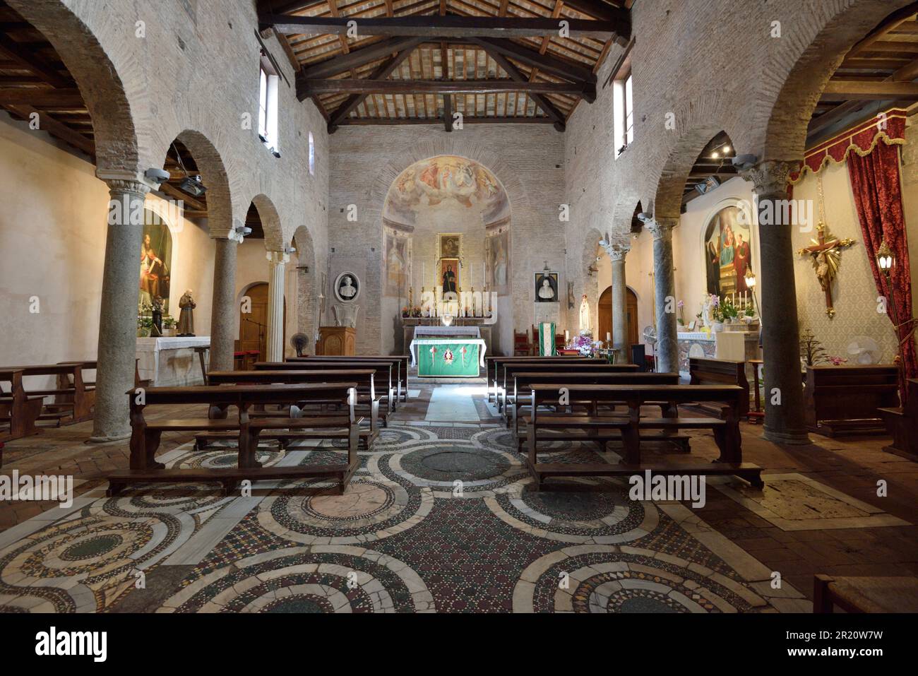 San Benedetto in Piscinula, Trastevere, Rom, Italien Stockfoto