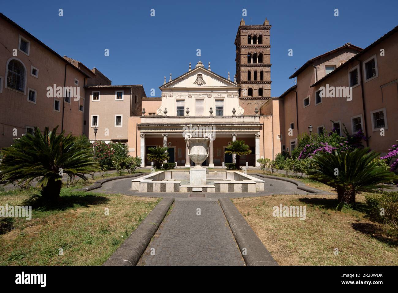 Basilica di Santa Cecilia in Trastevere, Trastevere, Rom, Italien Stockfoto
