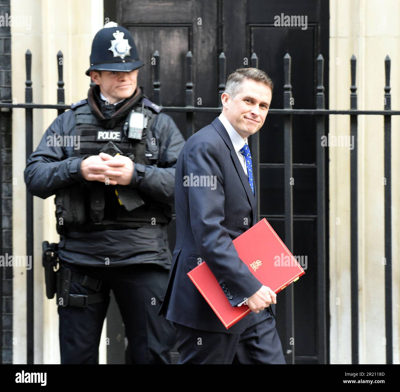 Gavin Williamson, Bildungsminister, kommt vor der Downing Street Nr. 10 in London zu einer Kabinettssitzung. Mittwoch, 11. 03/2020 Stockfoto