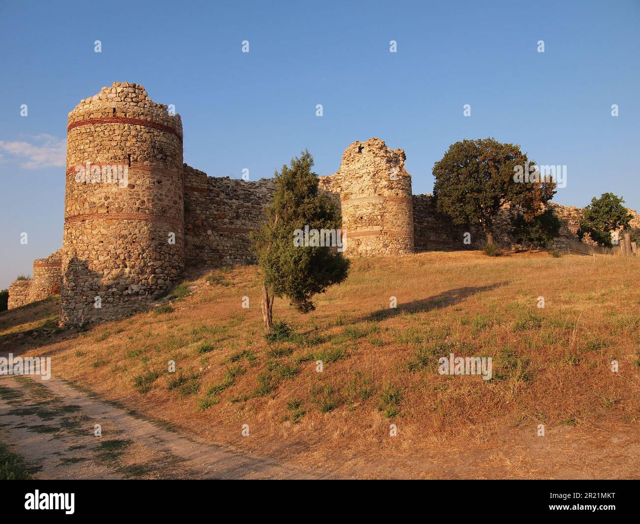 Mezek (Gemeinde Svilengrad, Provinz Haskovo, Bulgarien) Stockfoto