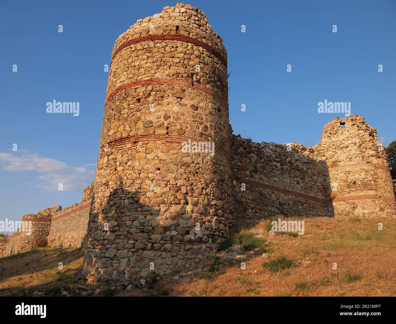 Mezek (Gemeinde Svilengrad, Provinz Haskovo, Bulgarien) Stockfoto