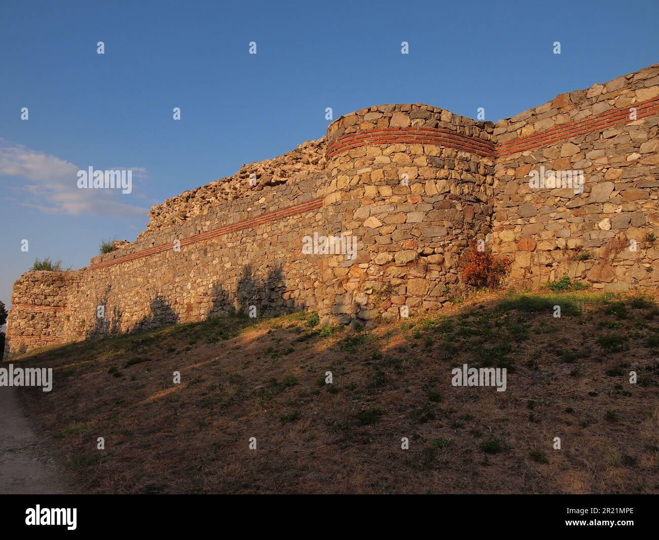 Mezek (Gemeinde Svilengrad, Provinz Haskovo, Bulgarien) Stockfoto