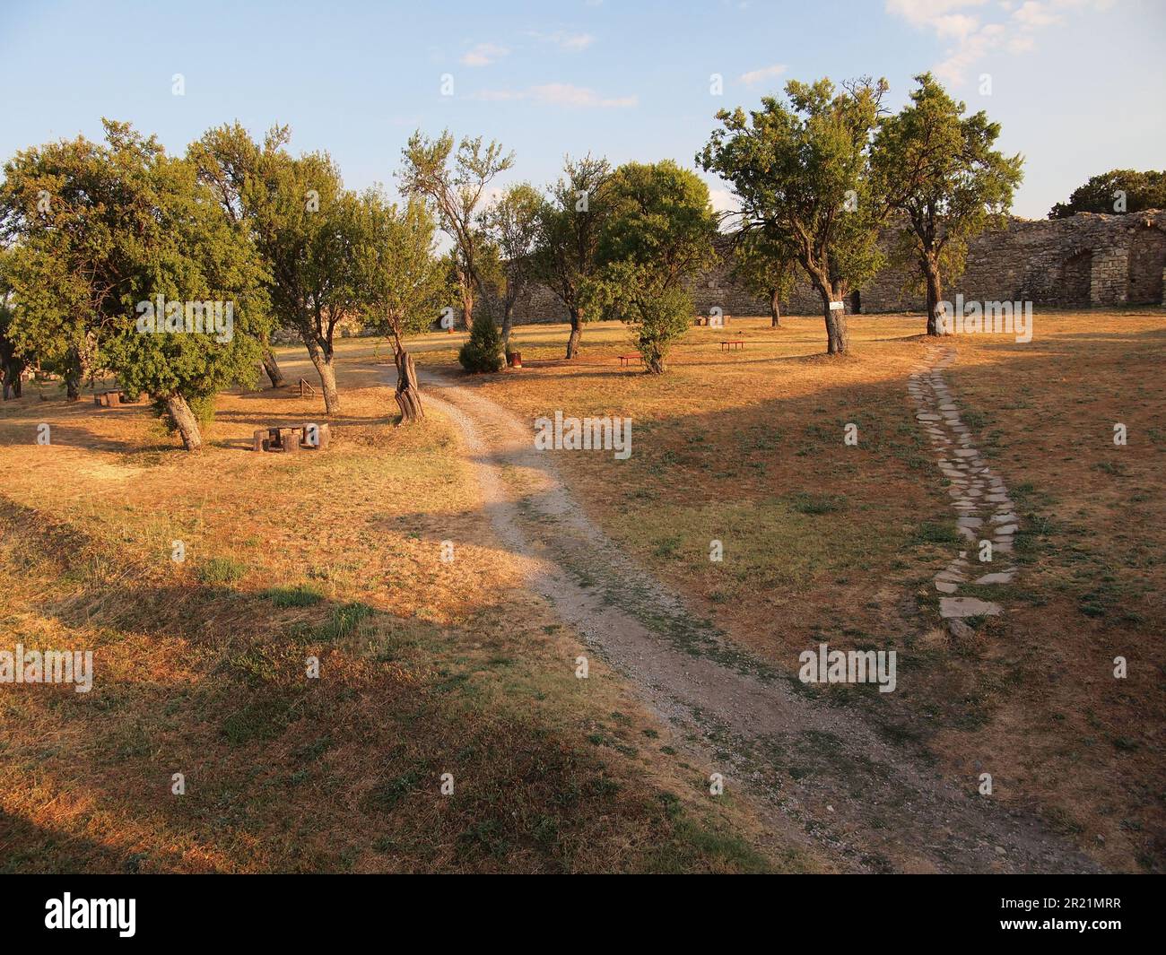 Mezek (Gemeinde Svilengrad, Provinz Haskovo, Bulgarien) Stockfoto