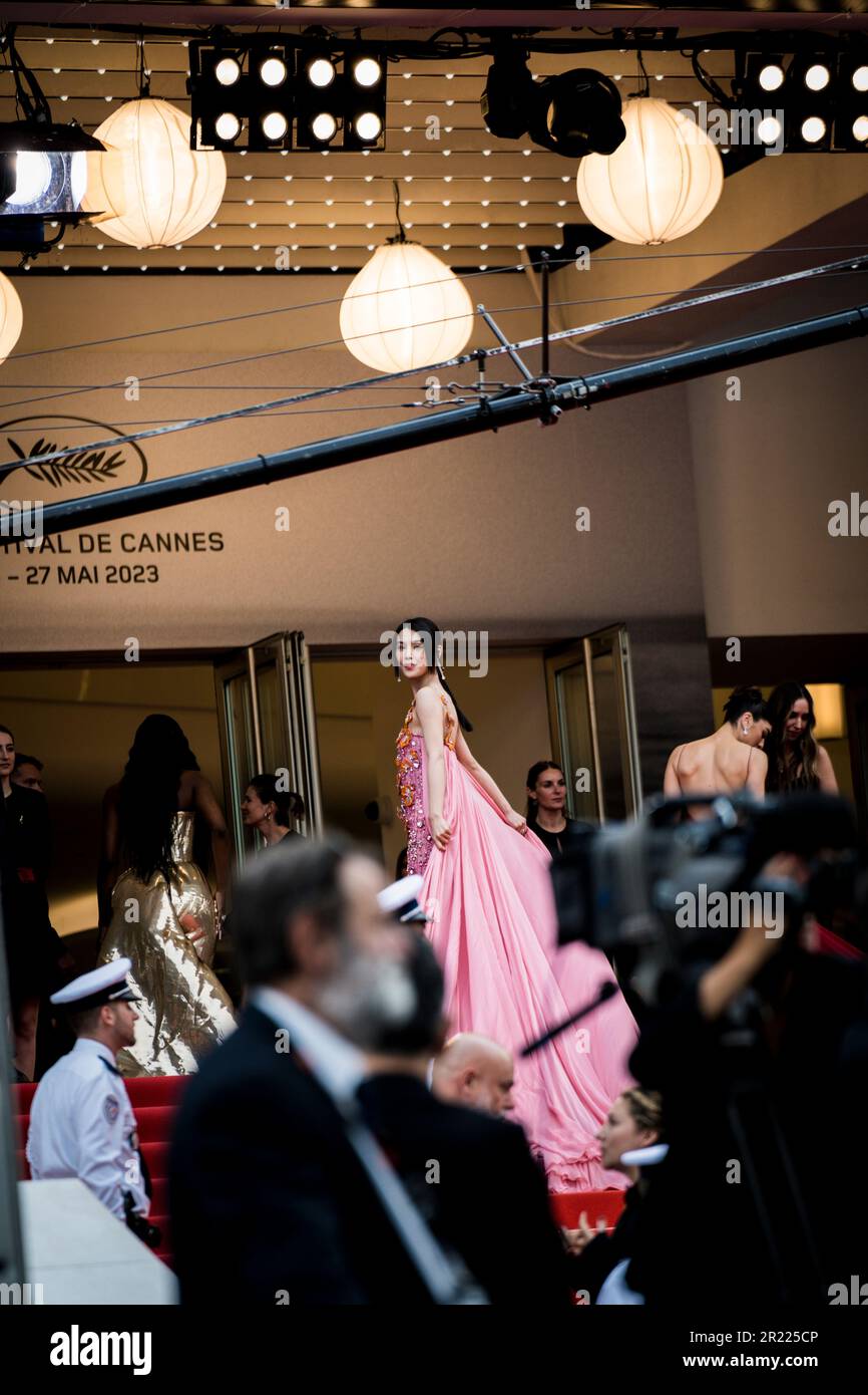 Cannes, Frankreich, 16. Mai 2023, besucht den roten Teppich des Festival de Cannes Stockfoto