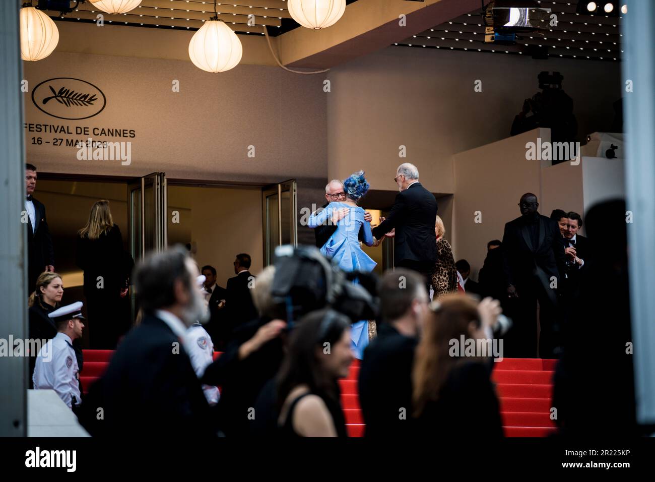 Cannes, Frankreich, 16. Mai 2023, Helen Mirren besucht den roten Teppich des Festival de Cannes Stockfoto