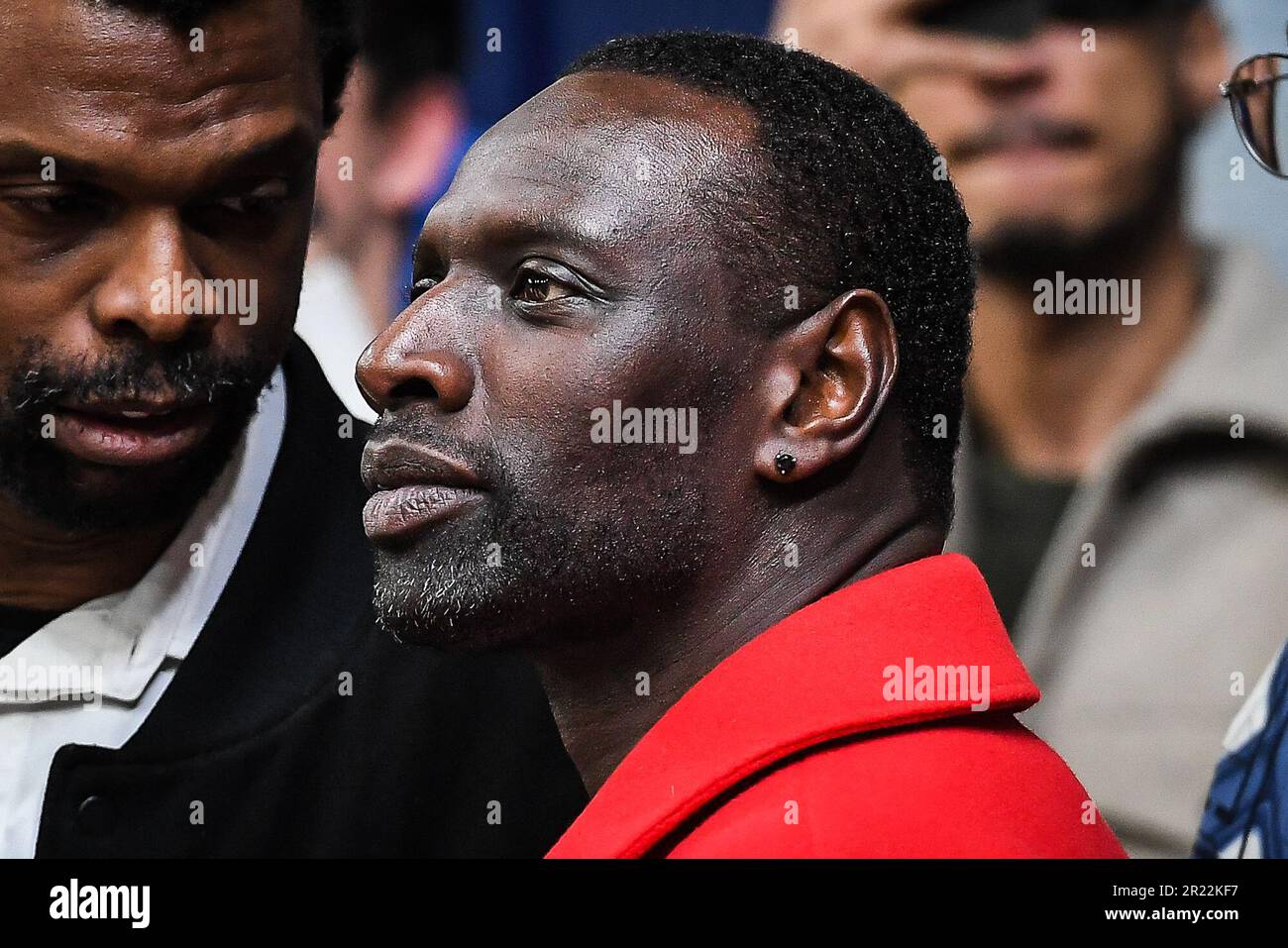 Levallois-Perret, Frankreich, Frankreich. 16. Mai 2023. Omar SY während des Spiels Betclic Elite zwischen Metropolitans 92 (Boulogne-Levallois) und Paris Basketball im Palais des Sports Marcel Cerdan am 16. Mai 2023 in Levallois-Perret, Frankreich. (Kreditbild: © Matthieu Mirville/ZUMA Press Wire) NUR REDAKTIONELLE VERWENDUNG! Nicht für den kommerziellen GEBRAUCH! Stockfoto