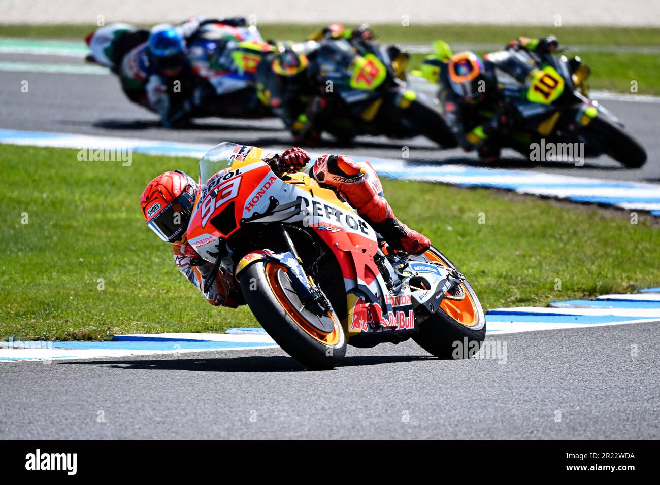 Phillip Island, Australien, 16. Oktober 2022. Marc Marquez aus Spanien im Repsol Honda Team Honda während des australischen MotoGP 2022 auf dem Phillip Island Circuit am 16. Oktober 2022 in Phillip Island, Australien. Kredit: Nigel Owen/Speed Media/Alamy Live News Stockfoto