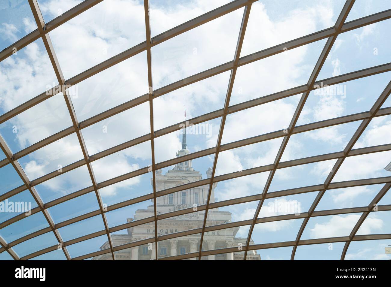 Sofia, Bulgarien. Mai 2023. Blick auf den archäologischen Komplex des antiken Serdika im Stadtzentrum Stockfoto