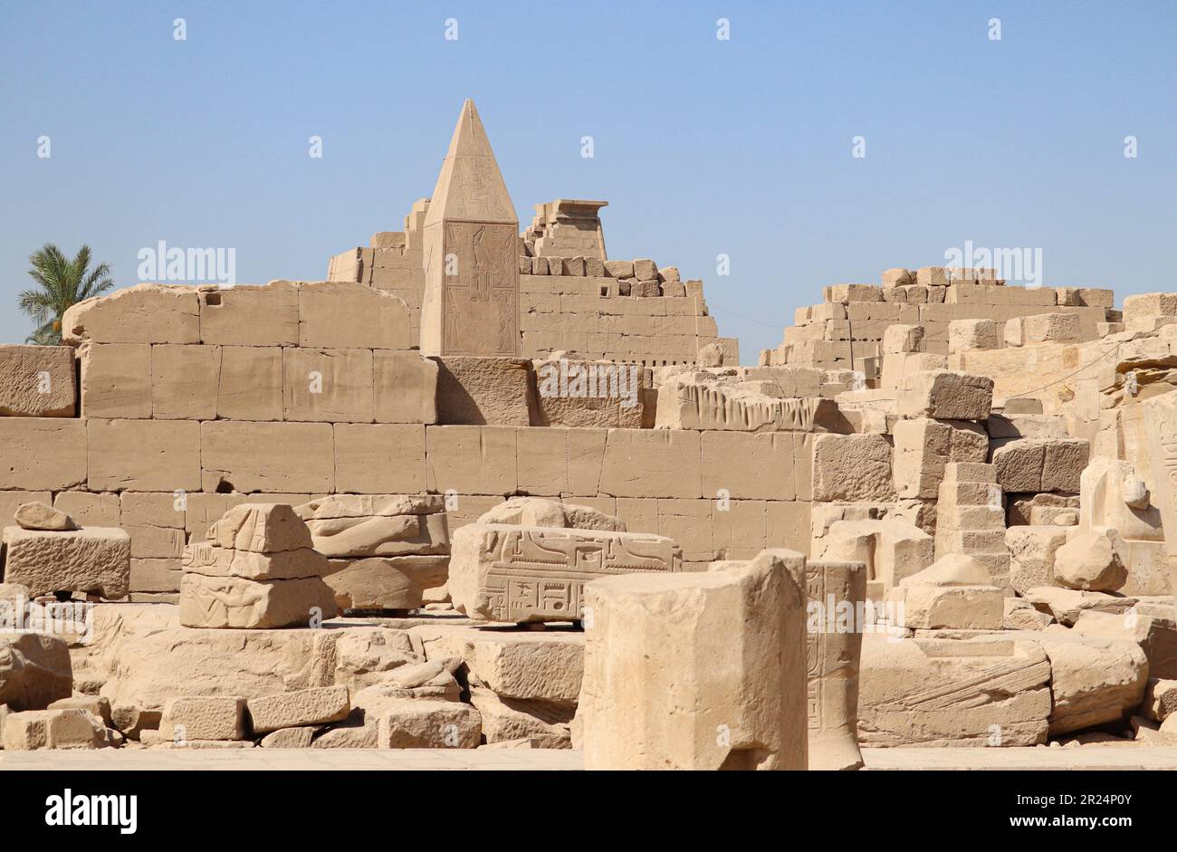 Karnak-Tempel in Luxor, Ägypten Stockfoto