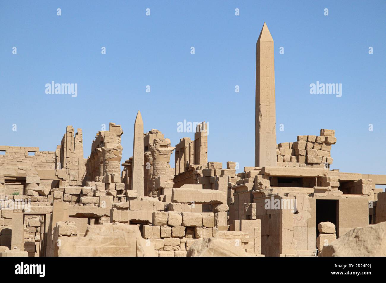 Karnak-Tempel in Luxor, Ägypten Stockfoto