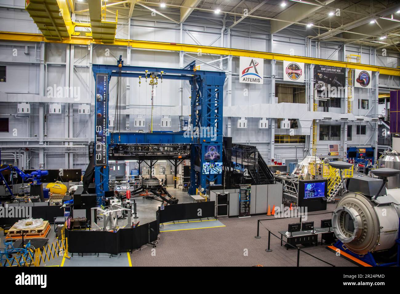 Houston USA 4. Februar 2023: Die Astronaut Training Facility im NASA Johnson Space Center. Stockfoto