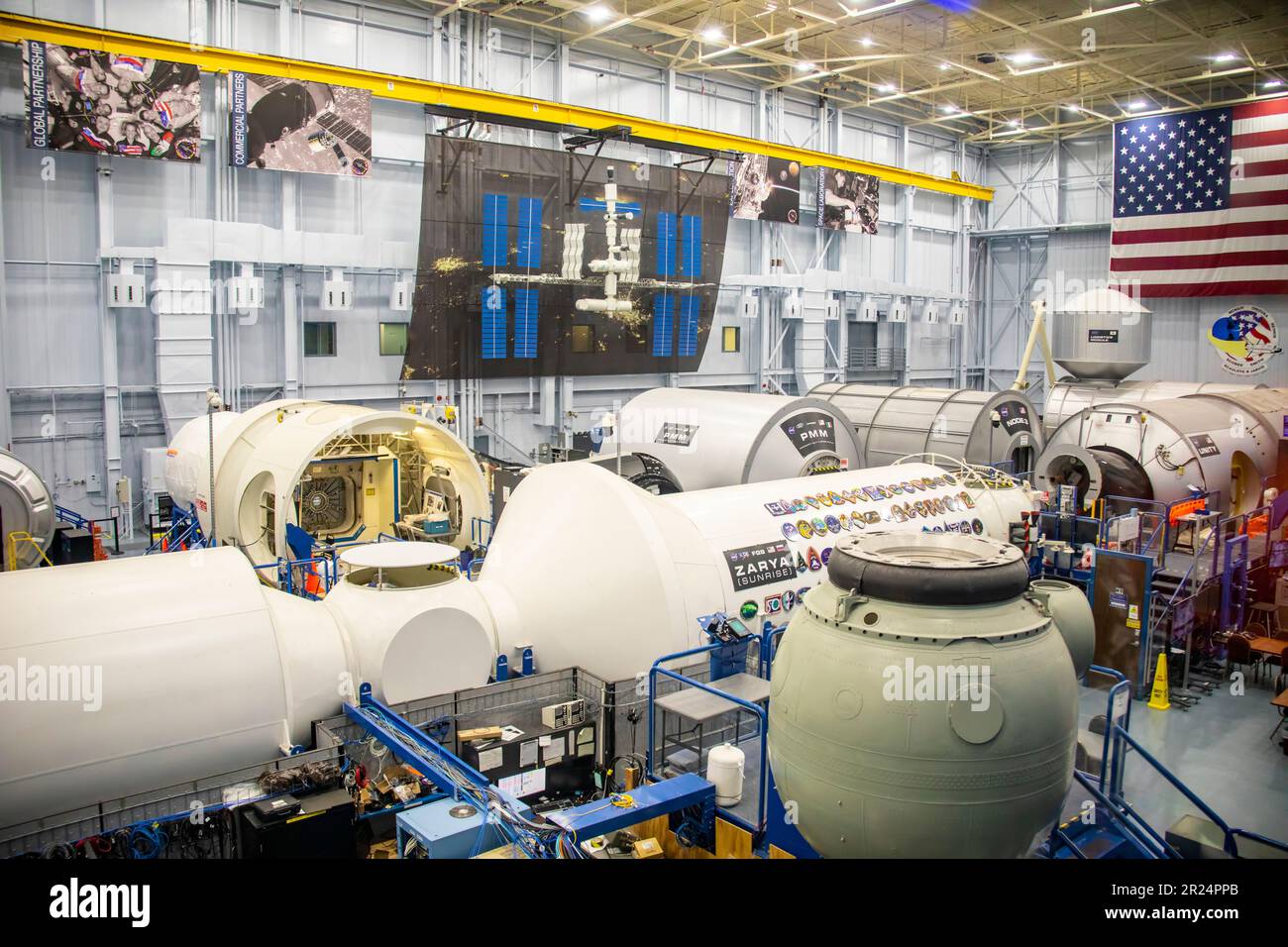 Houston USA 4. Februar 2023: Die Astronaut Training Facility im NASA Johnson Space Center. Stockfoto