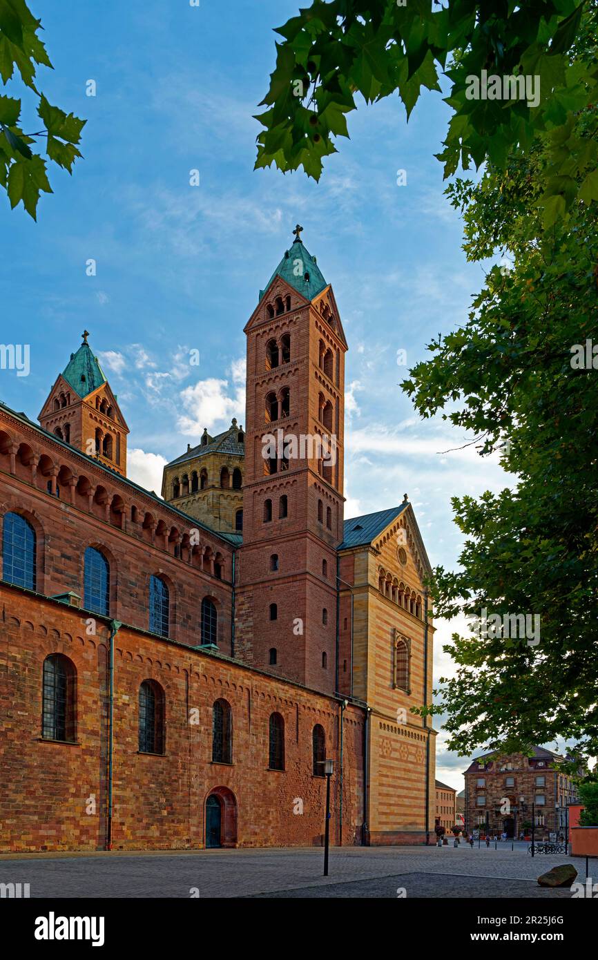 Schum-Stadt, Dom zu Speyer, Kaiserdom, St. Maria und St. Stephan, geweht 1061 Stockfoto