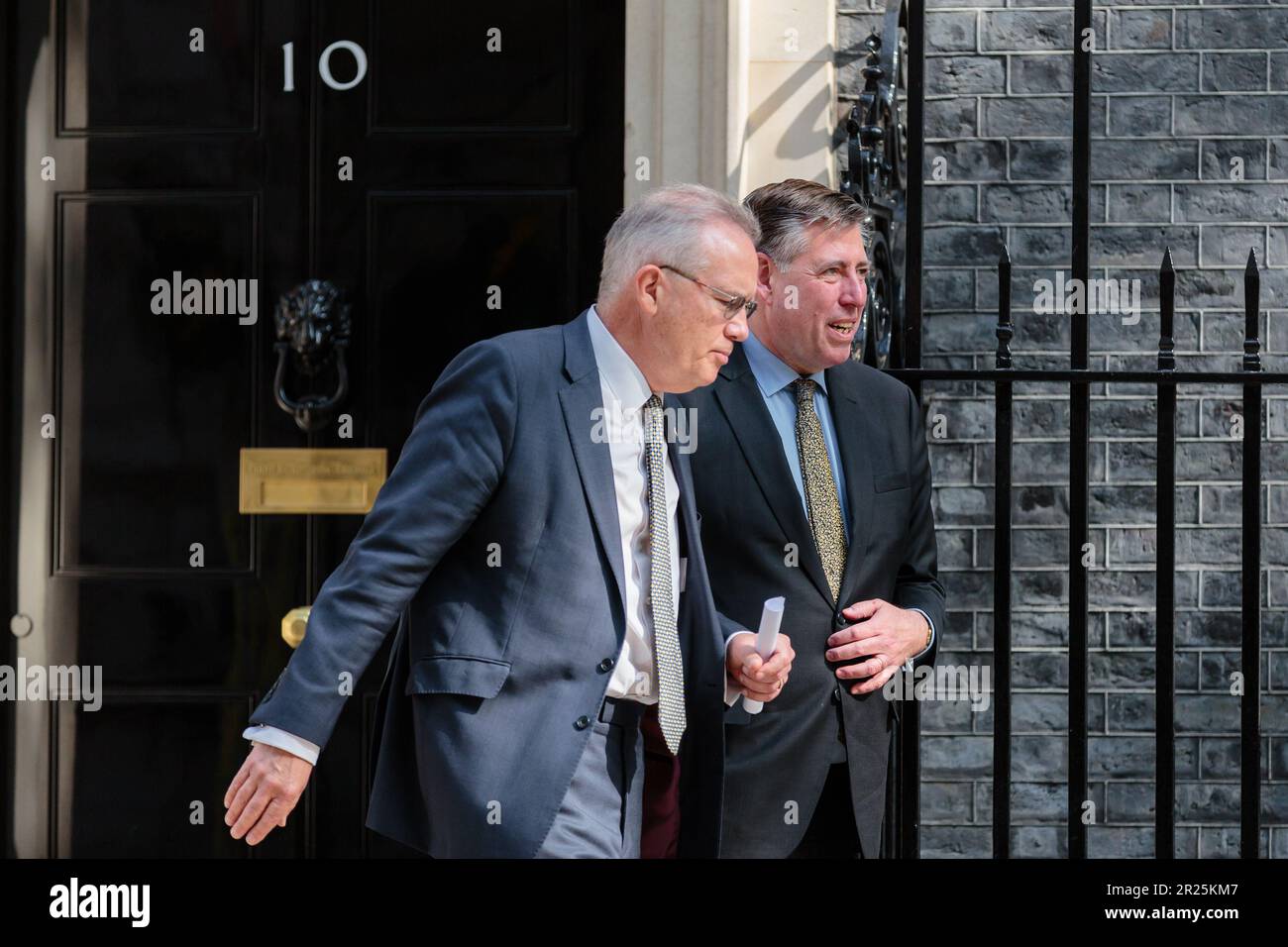 Downing Street, London, Großbritannien. 16. Mai 2023 Graham Brady, Vorsitzender des 1922-Komitees, nimmt an einem Treffen in der Downing Street 10 Teil. Foto: Amanda Rose/Alamy Live News Stockfoto