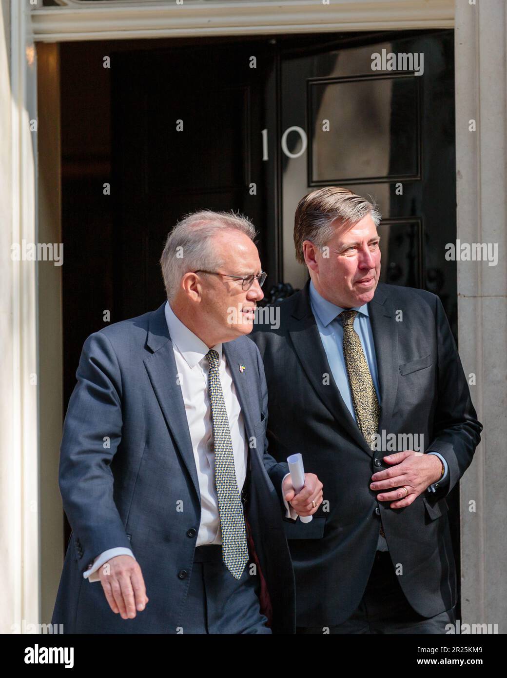 Downing Street, London, Großbritannien. 16. Mai 2023 Graham Brady, Vorsitzender des 1922-Komitees, nimmt an einem Treffen in der Downing Street 10 Teil. Foto: Amanda Rose/Alamy Live News Stockfoto