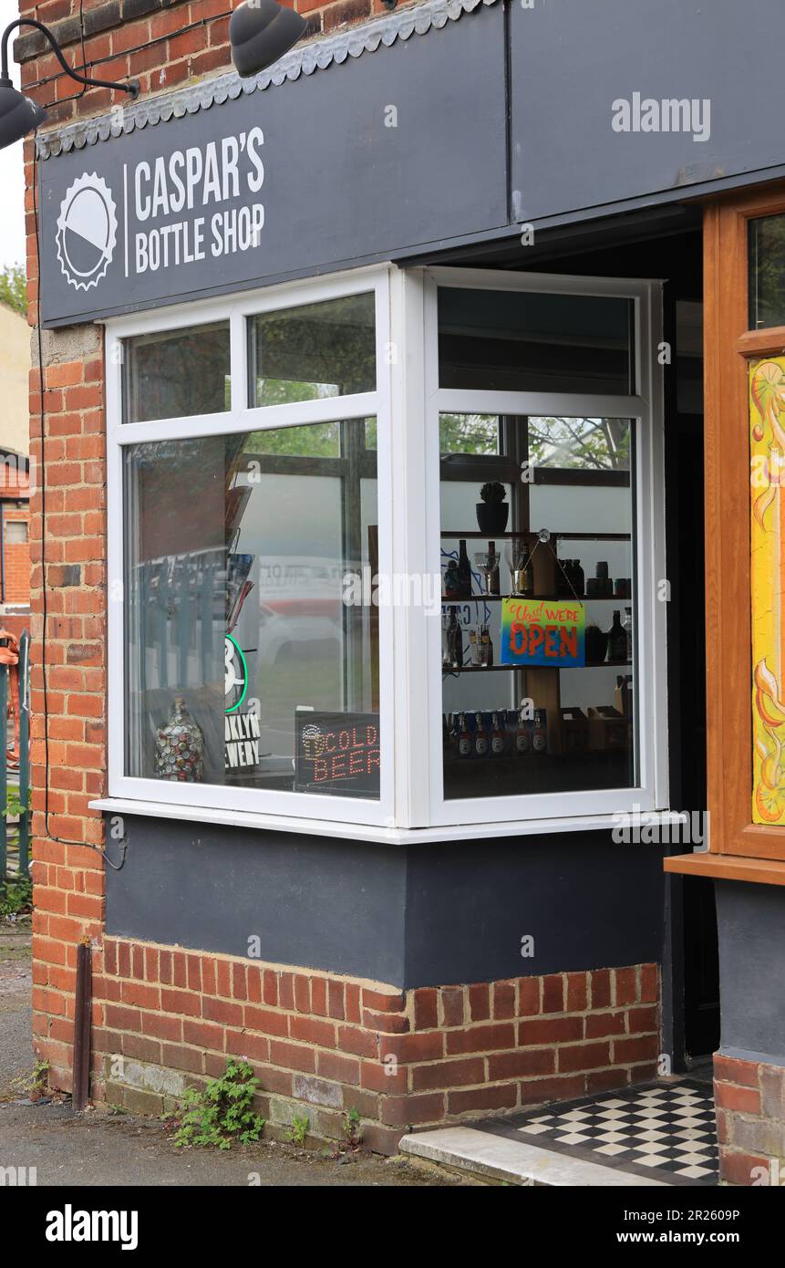 Chapel Allerton, einer der schönsten Vororte in Leeds mit charaktervollen Gebäuden und einem fantastischen Gemeinschaftsgeist, West Yorkshire, Großbritannien Stockfoto