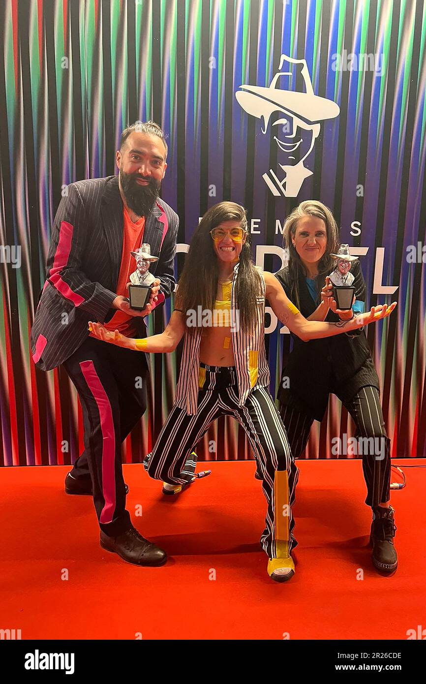 Eruca Sativa. Die argentinische Rockband bei den Gardel Awards 2023. Stockfoto
