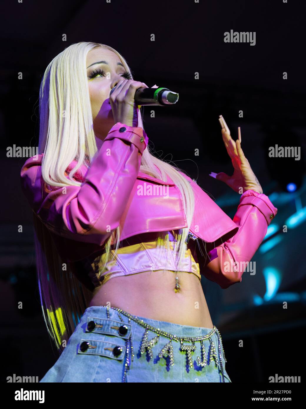 PALMA, SPANIEN - MAI 17 2023 : Katja Krasavice alias Katrin Vogel AT