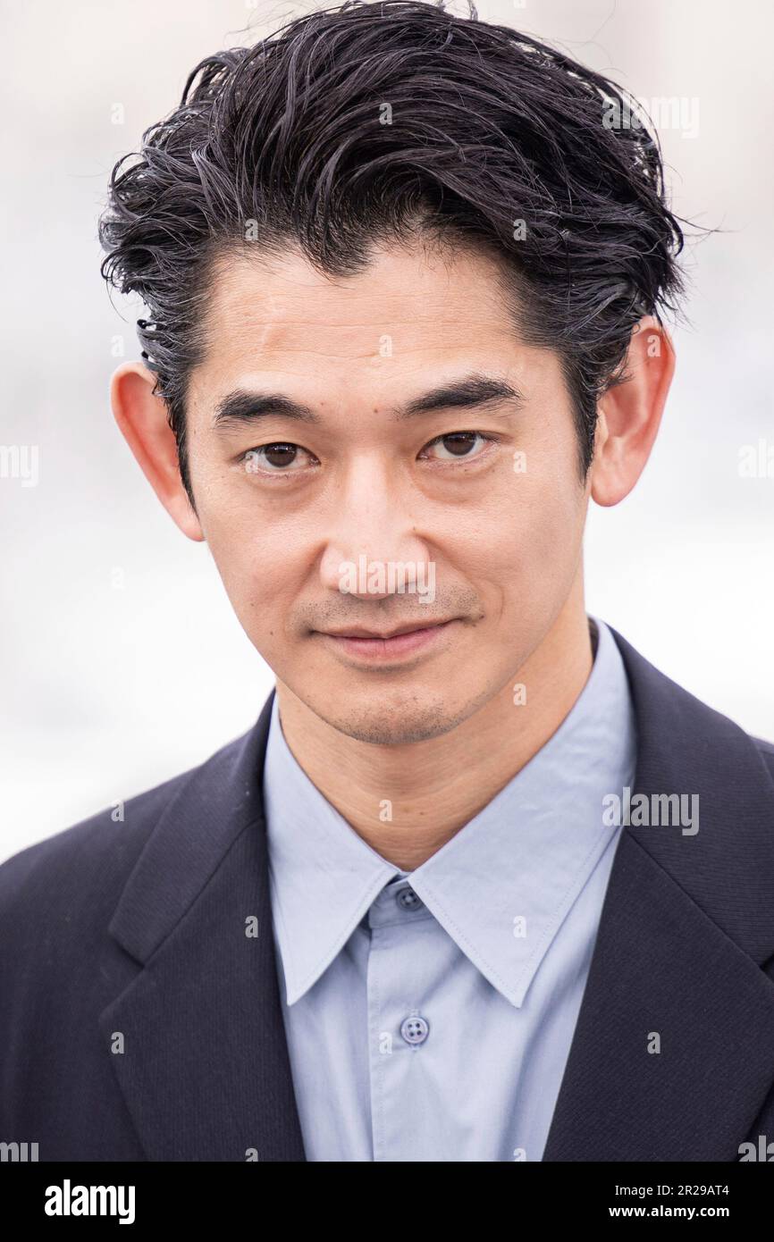 Eita Nagayama poses for photographers at the photo call for the film 'Monster' at the 76th international film festival, Cannes, southern France, Thursday, May 18, 2023. (Photo by Vianney Le Caer/Invision/AP) Stockfoto