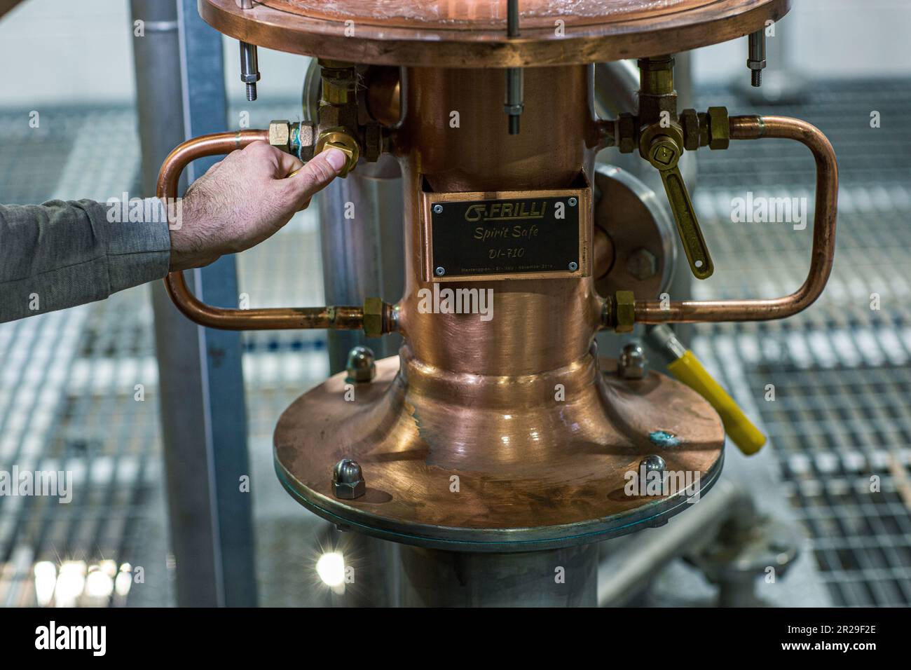 Isle of Harris - Harris Distillery in Tarbert, Isle of Harris, Schottland. Stockfoto